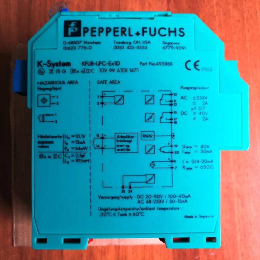 FREQUENZIMETRO – PEPPERL+FUCHS – MOD. KFU8-UFC-1.D