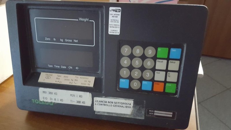 SISTEMA DI PESATURA TOLEDO SCALE – MOD. 8142 MOD. 8522A