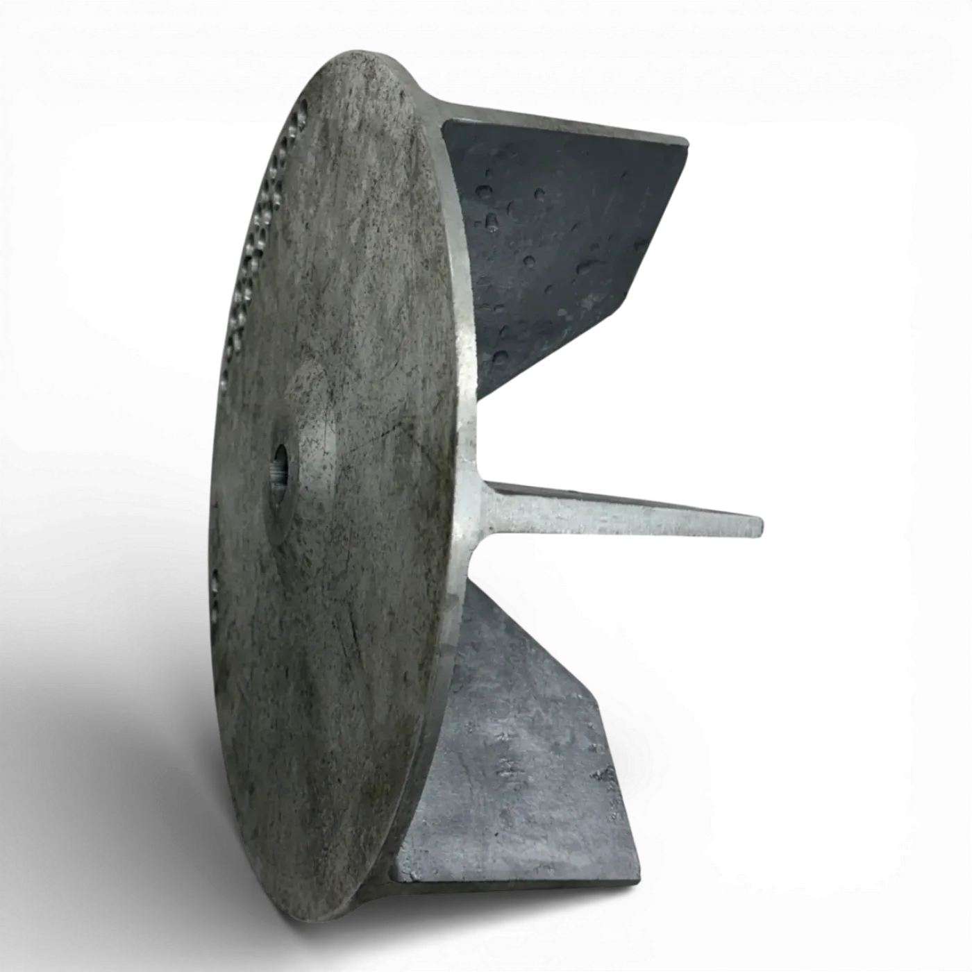 Flügelrad Aluminium Ø 300 mm Absaugventilator Absaugung Lüfterrad Transportventilator Art. Nr. 300100 (aluminum impeller) - 7