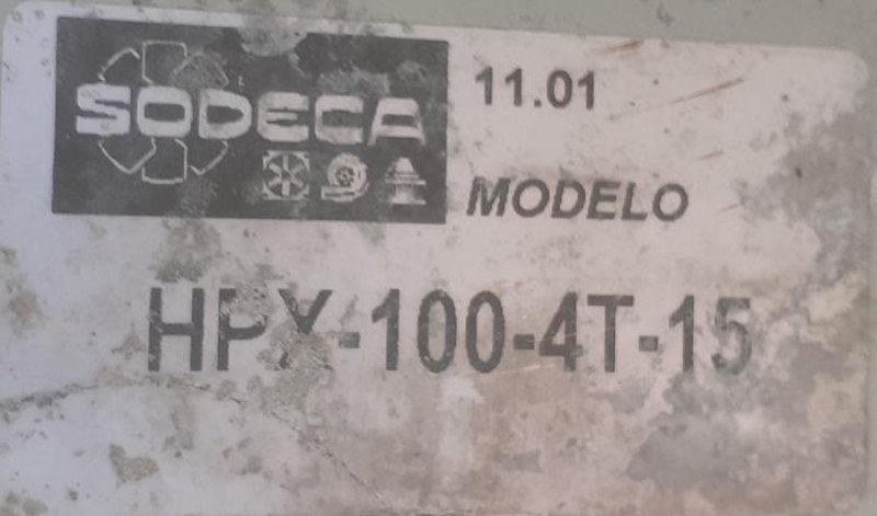 Ventilador com motor elétrico SODECA