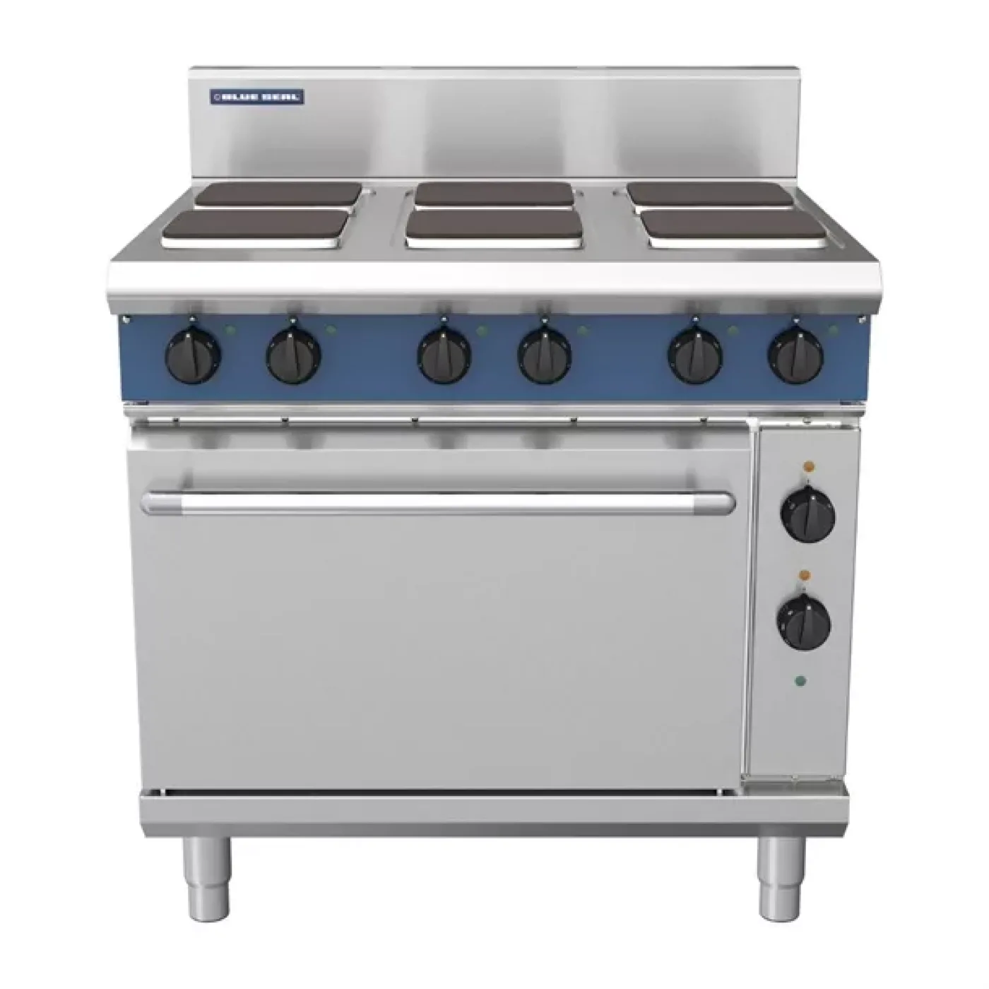Blue Seal 6 Plate Static Oven Range 22.1kW E506S - islandcatering - 1