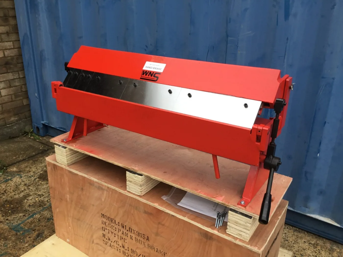 WNS Box & Pan Folder 915mm x 1.0mm - WNS - W. Neal Services Ltd - 4