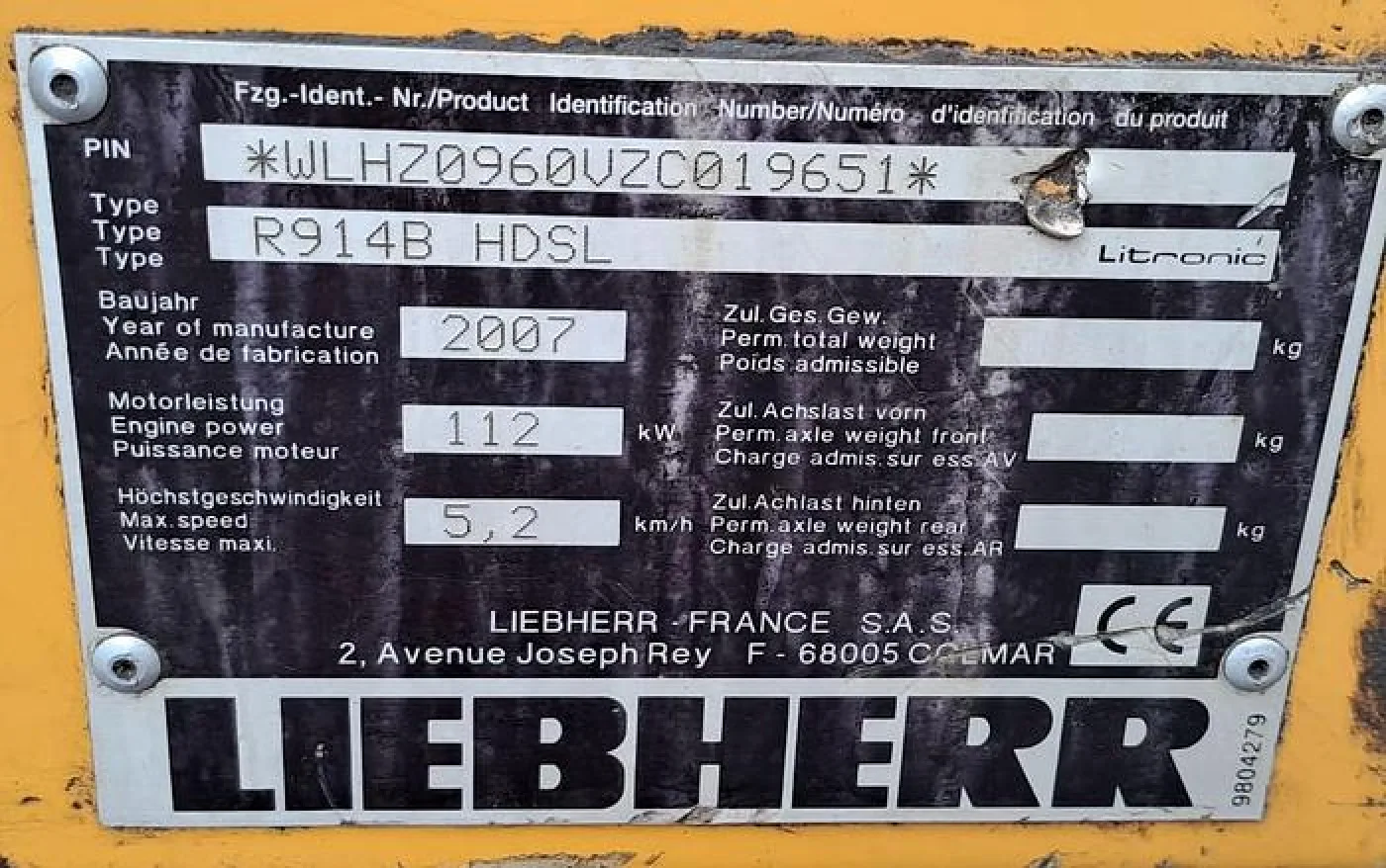 Liebherr R914B HDSL Litronic - 2