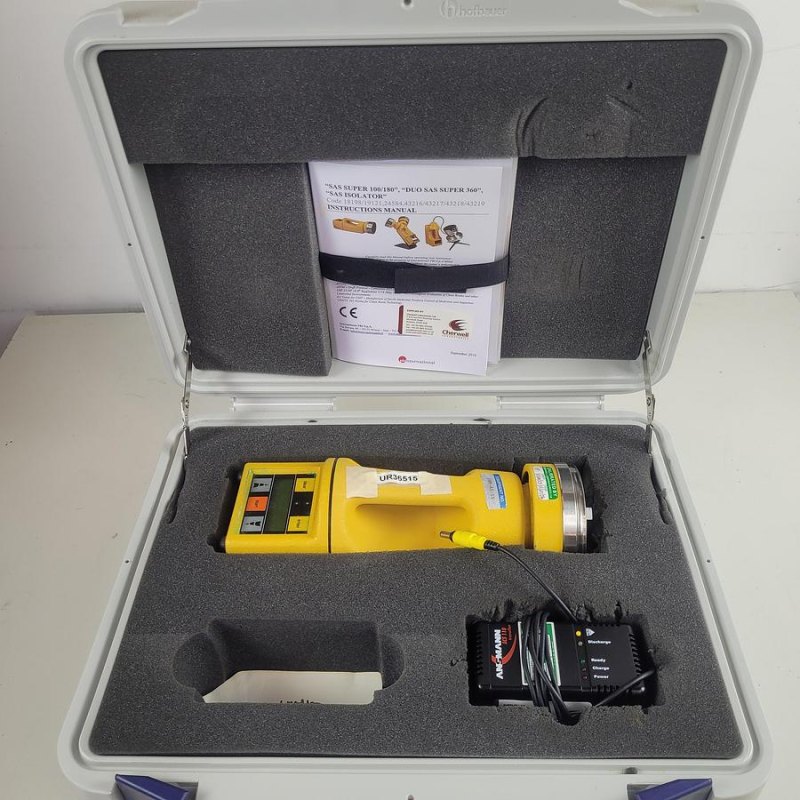 Churwell PBI Air Sampler SAS Super with case and charger