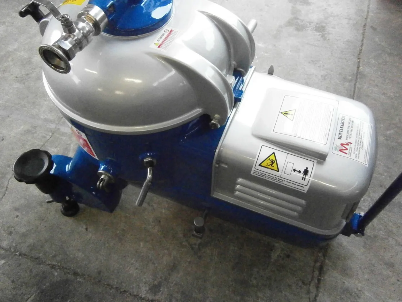 MANUAL CLEANING CLARIFIER CENTRIFUGE, MODEL “IMMA MICRO”, SECOND-HAND MACHINE - 3