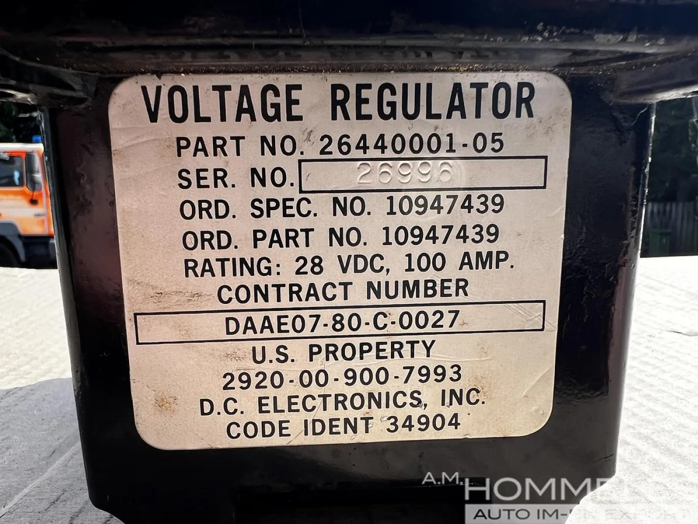 VOLTAGE REGULATOR M109 - 4