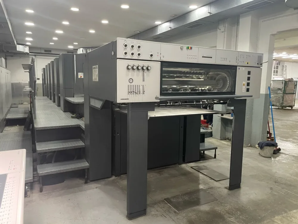 Heidelberg SM 102-5-P-S offset printing press