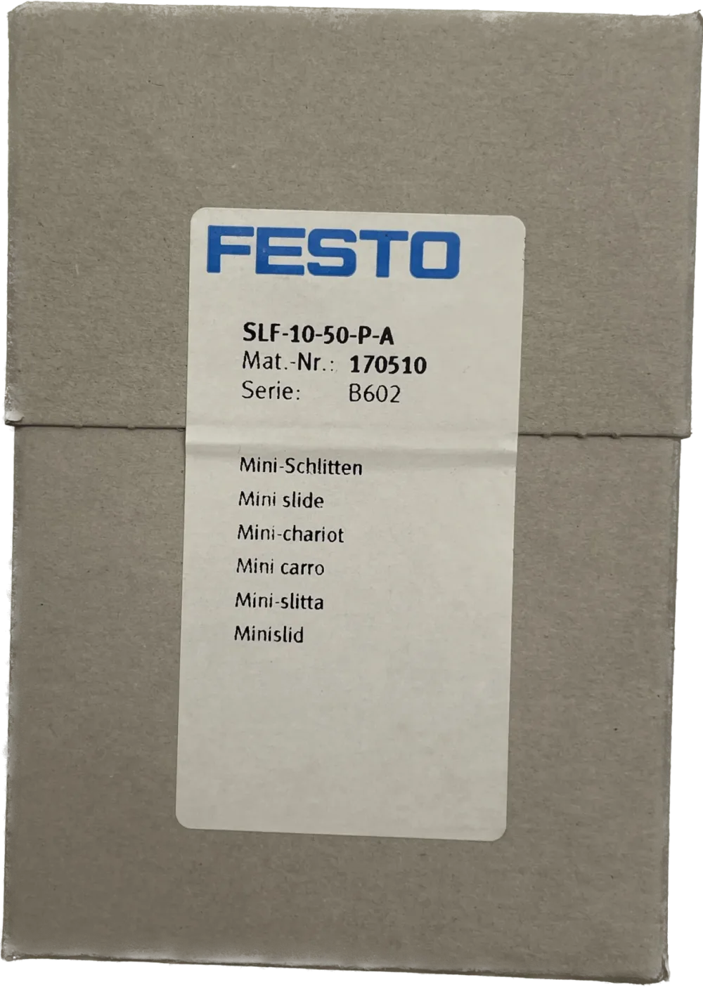 Festo Mini-Schlitten SLF-10-50-P-A
