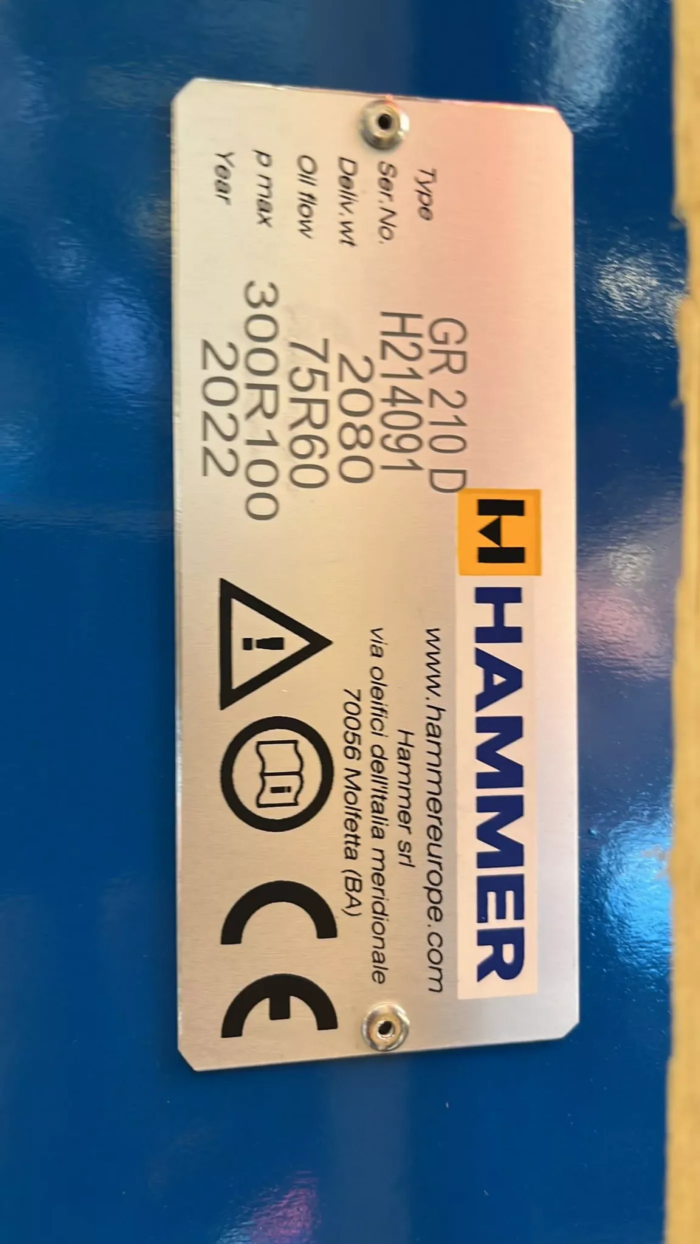 Hammer GR210D (fits 24-35 ton excavator) - 7