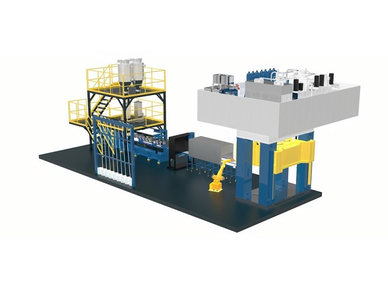 LFT-D long glass fiber In-Line moulding system