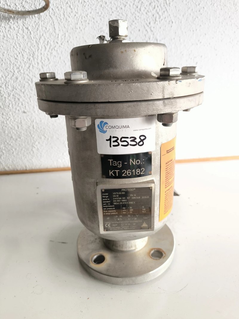 SAFETY VALVE PROTEGO VD/TS-50-IIB3 ATEX