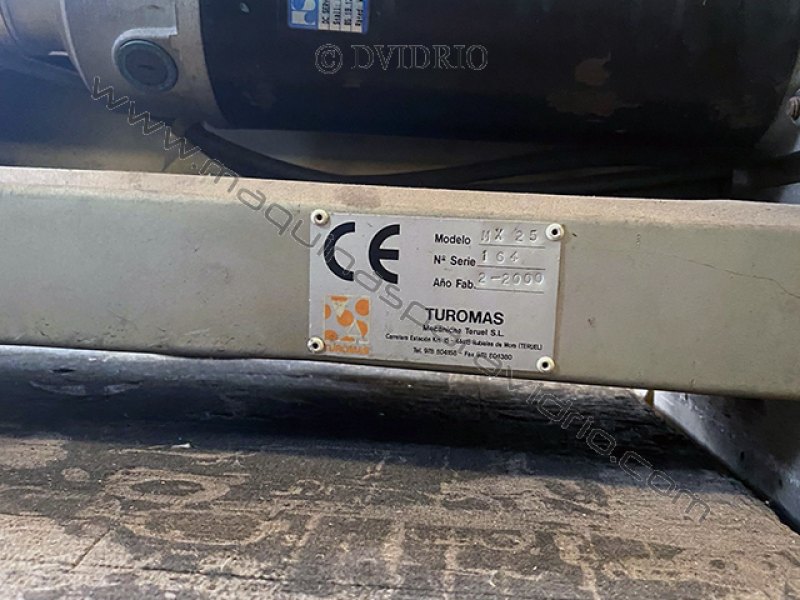 MESA DE CORTE PARA VIDRIO MONOLÍTICO TUROMAS