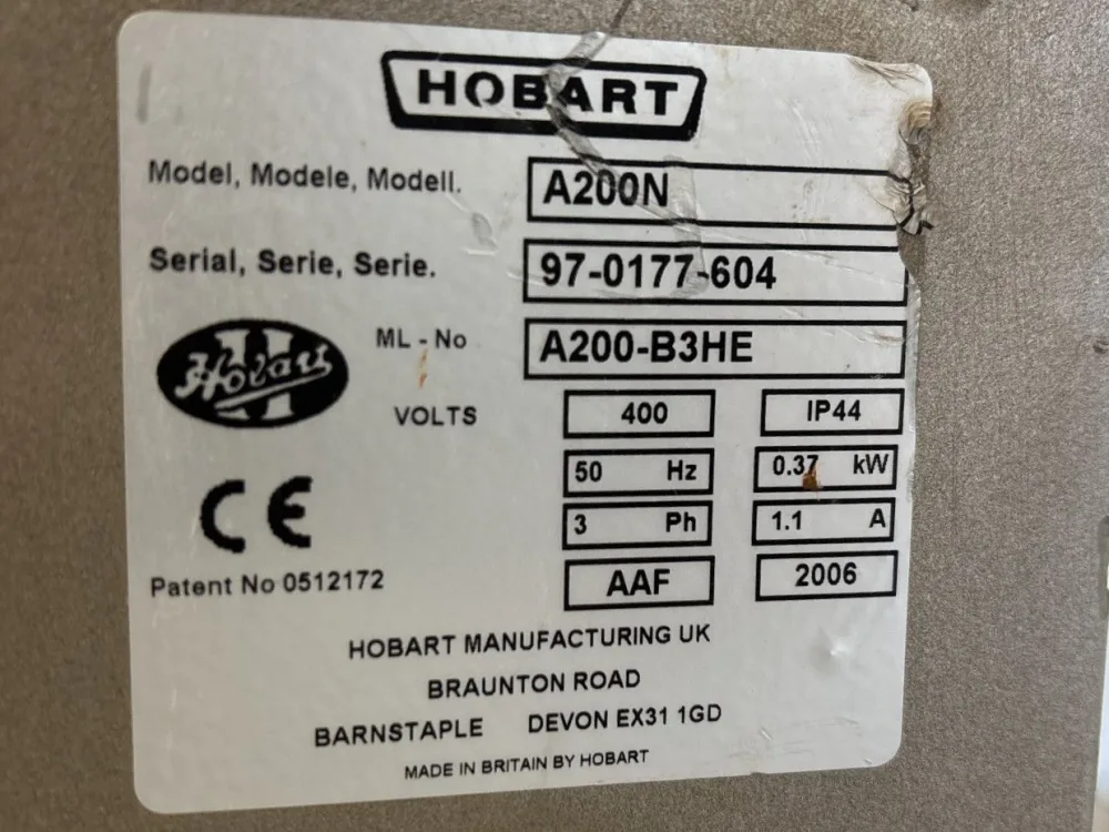Hobart A200N - Planetary mixer
