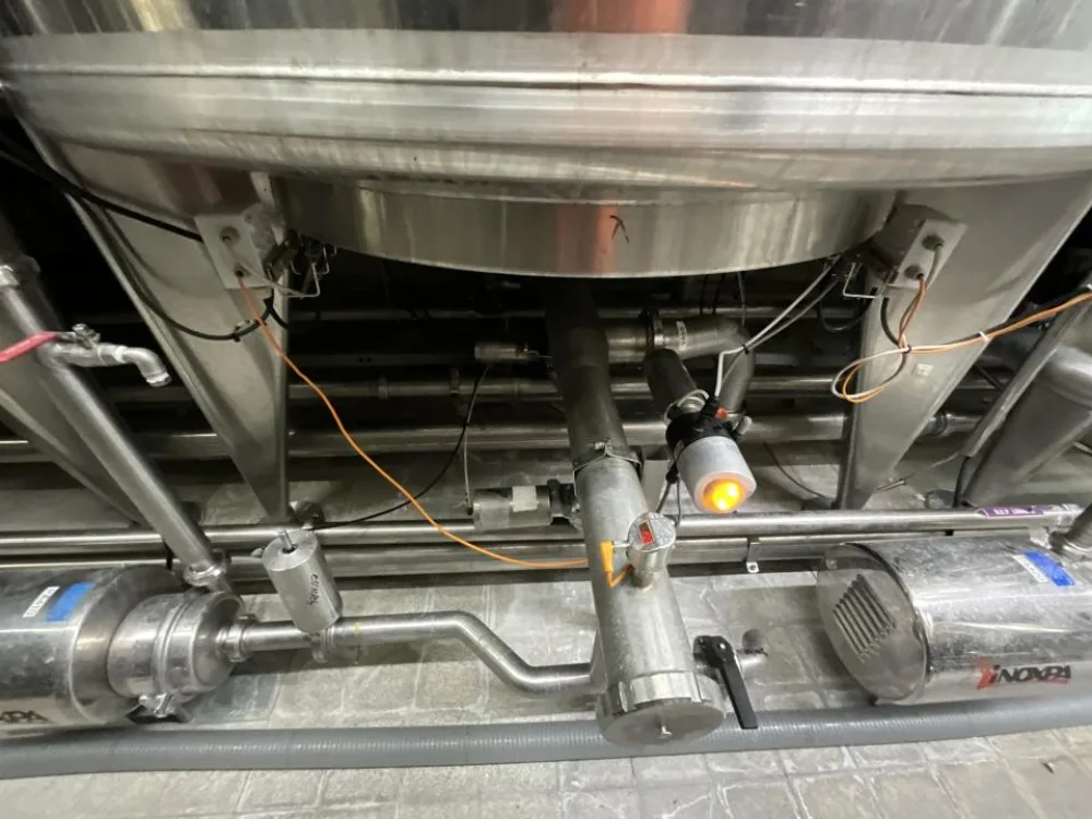 1996 Boccard Boccard 7500 Litre Stainless Steel Vertical Recovered Water Storage Tank - S