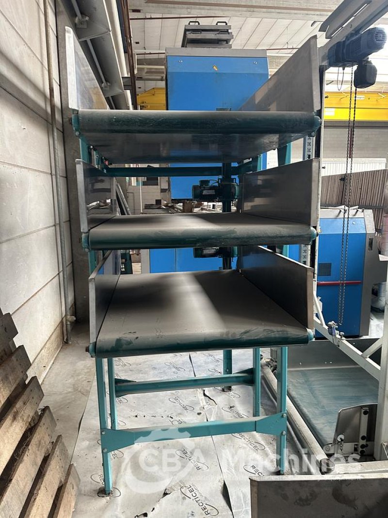 1997 Shuttle Lavatec Cake Buffer Waiting Conveyor