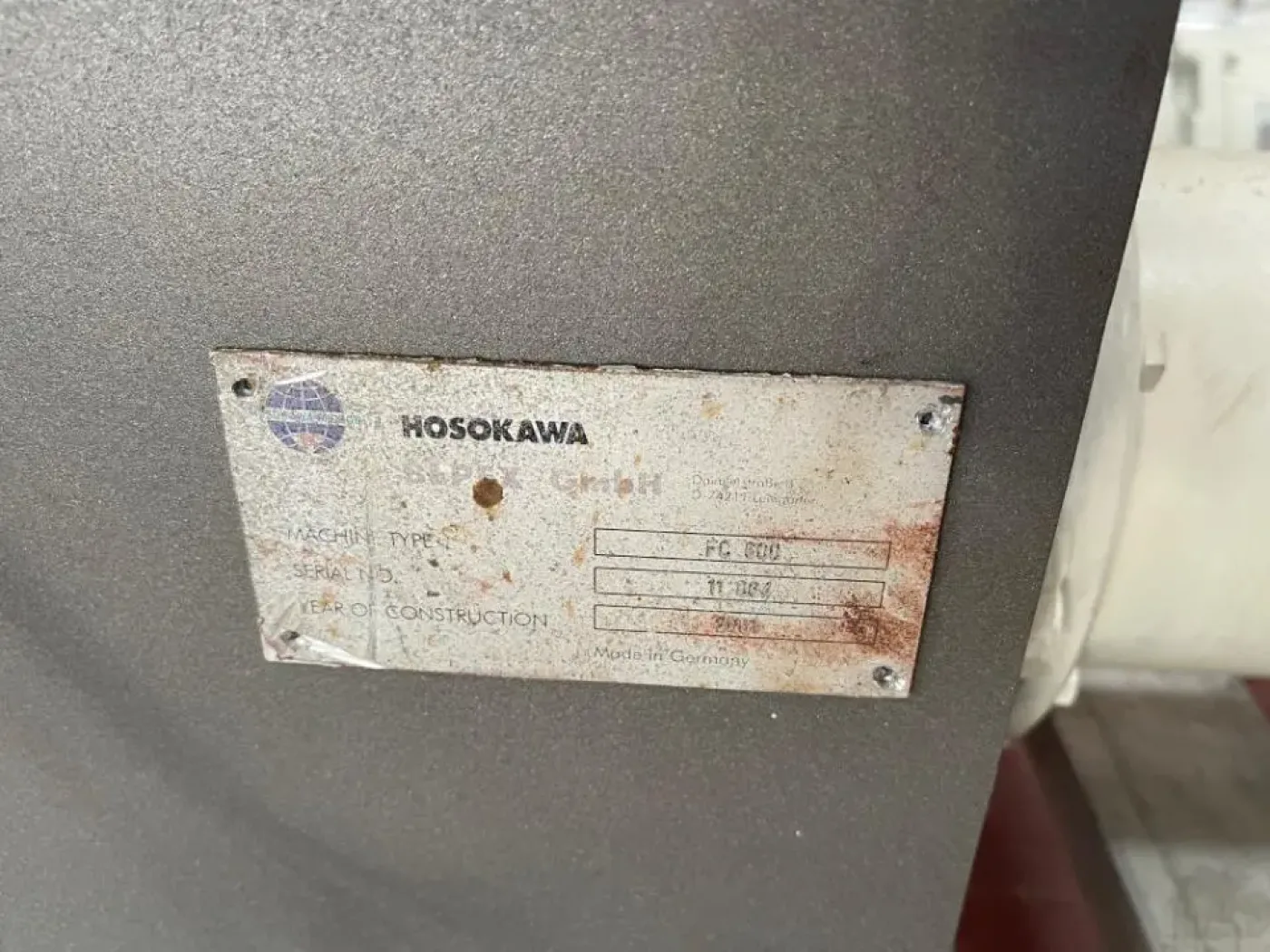 USED HOSOKAWA PC 600 DOUBLE SHAFT GRANULATOR - 2