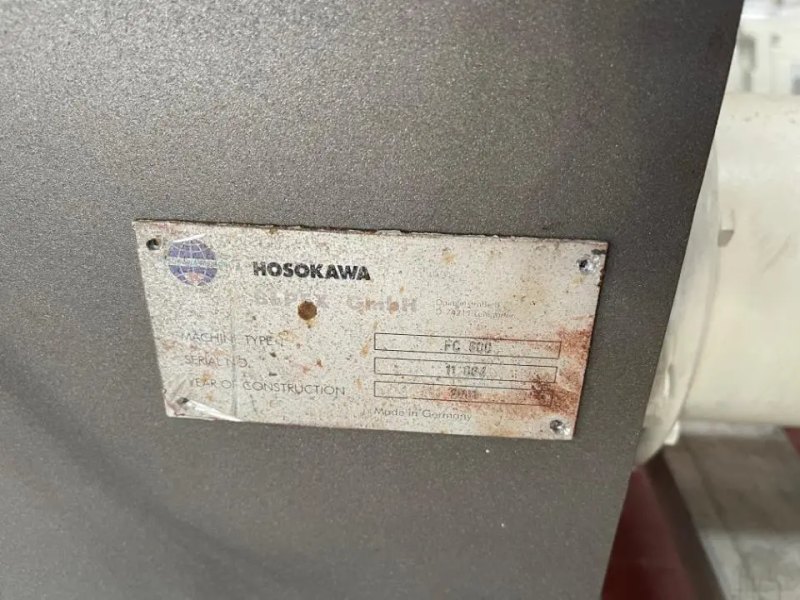 USED HOSOKAWA PC 600 DOUBLE SHAFT GRANULATOR