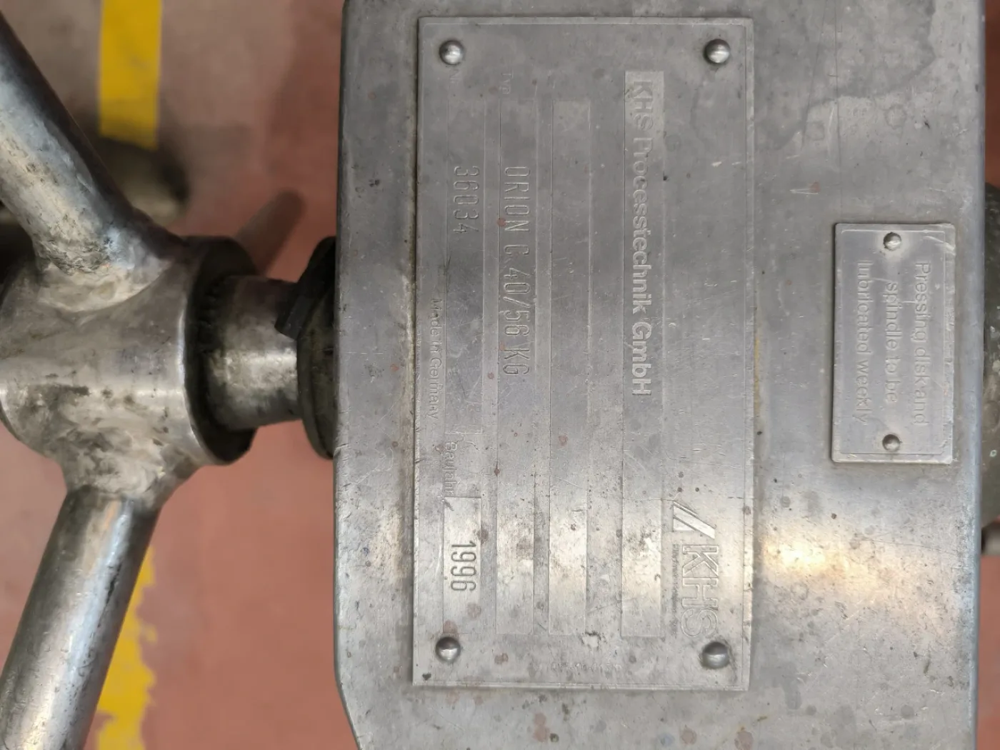 FILTER PRESS KHS ORION C40/56 KG STAINLESS STEEL 316 - 7