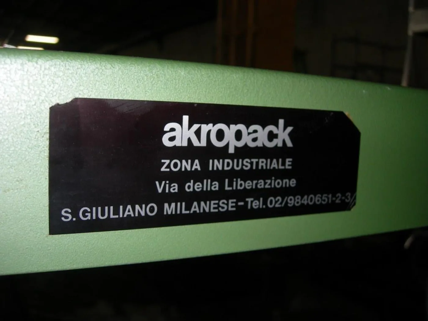 REGGIATRICE A POSTAZIONE FISSA – AKROPACK – MOD. AS-210 - 5