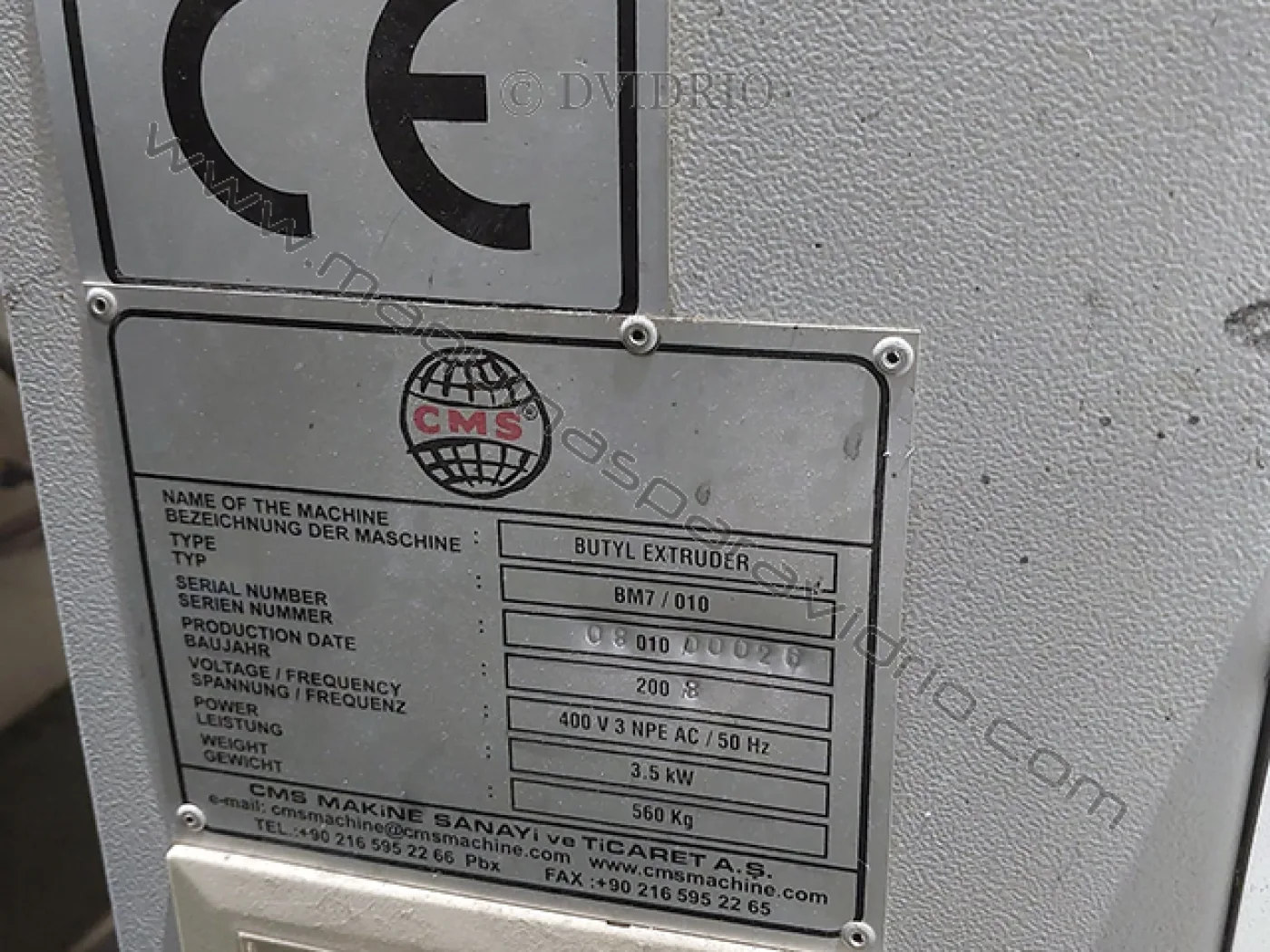 LINEA DE DOBLE ACRISTALAMEINTO PARA VIDRIO CMS - 8