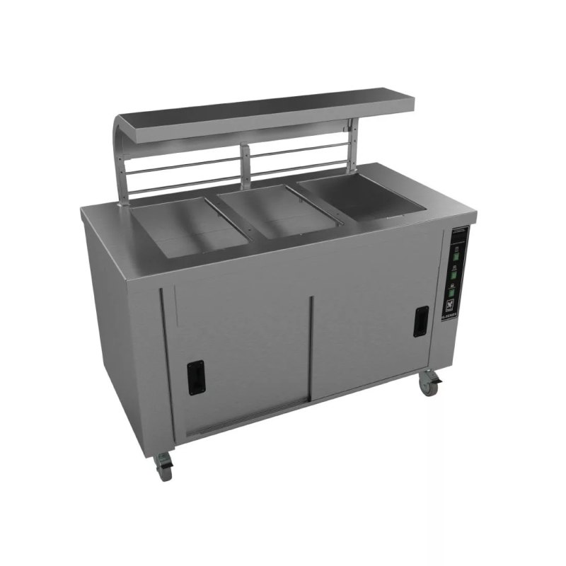 Falcon Chieftain 3 Well Heated Servery Counter HS3 - islandcatering