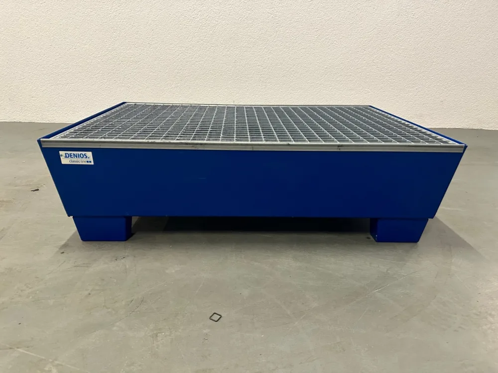 Denios Auffangwanne classic-line aus Stahl für 2 Fässer