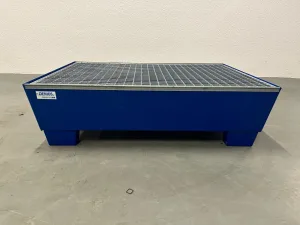 Denios Auffangwanne classic-line aus Stahl für 2 Fässer