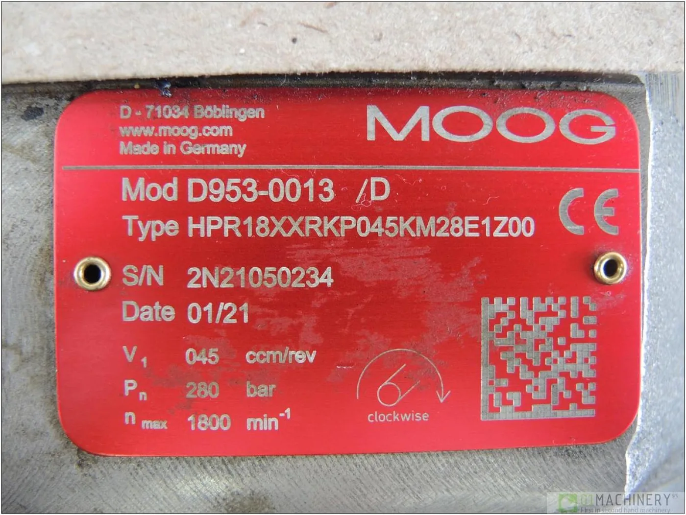 2021 MOOG D953-0013 AI1375 - 6