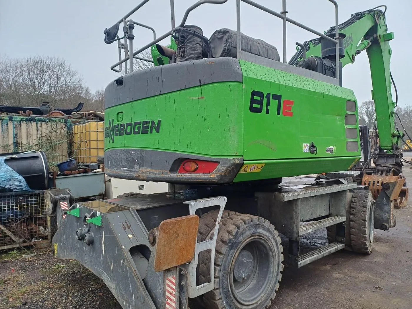 2018 SENNEBOGEN 817 E Compact Waste Material Handler - 4
