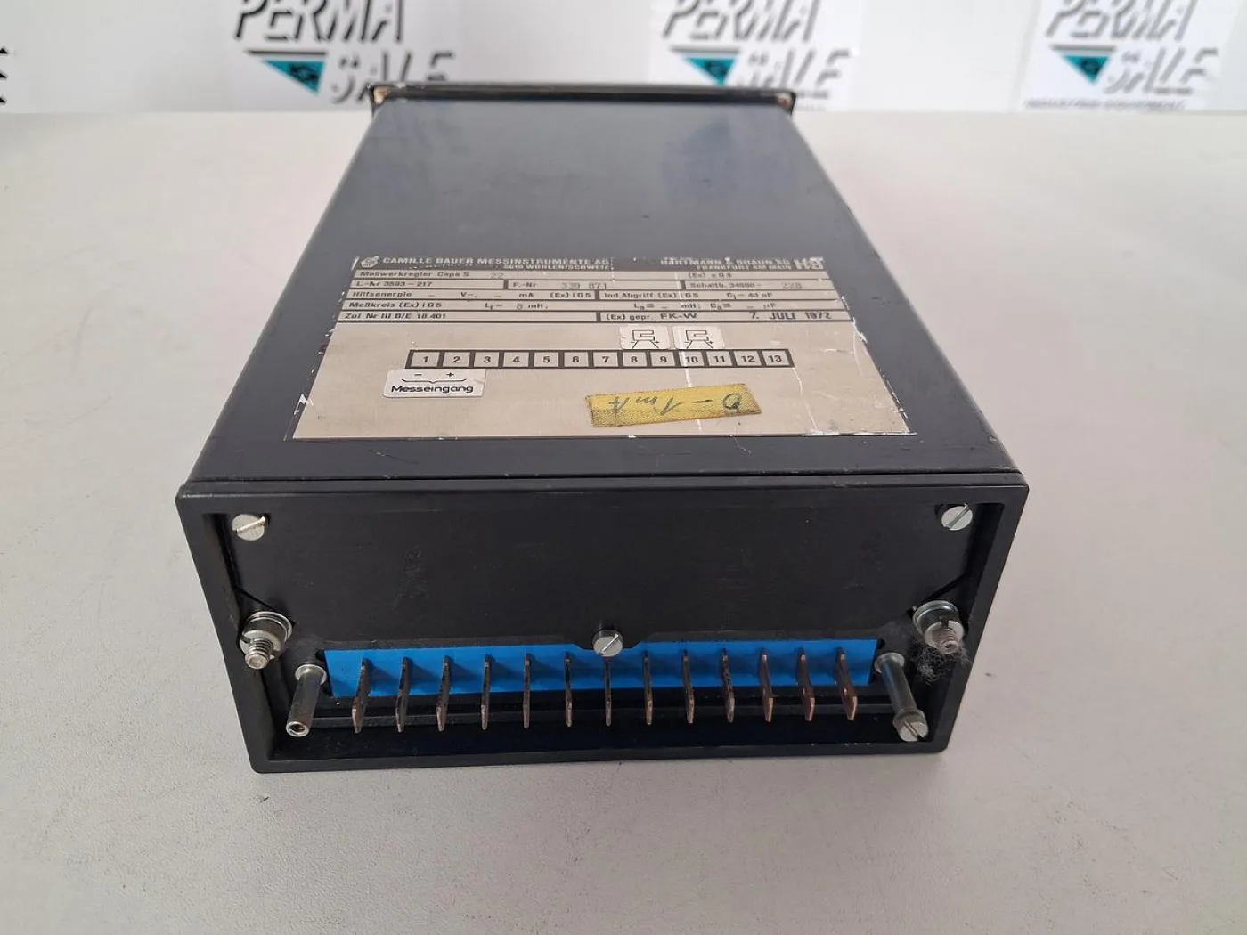 Camille Bauer Drehspulinstrument 0–1 mA 0–20 ×100 L Panel Meter - 7