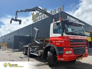 Ginaf X 3335 S + PALFINGER E140 Z 81 + REMOTE + 6X6 + MANUAL + HOOK SYSTEM + EURO 3