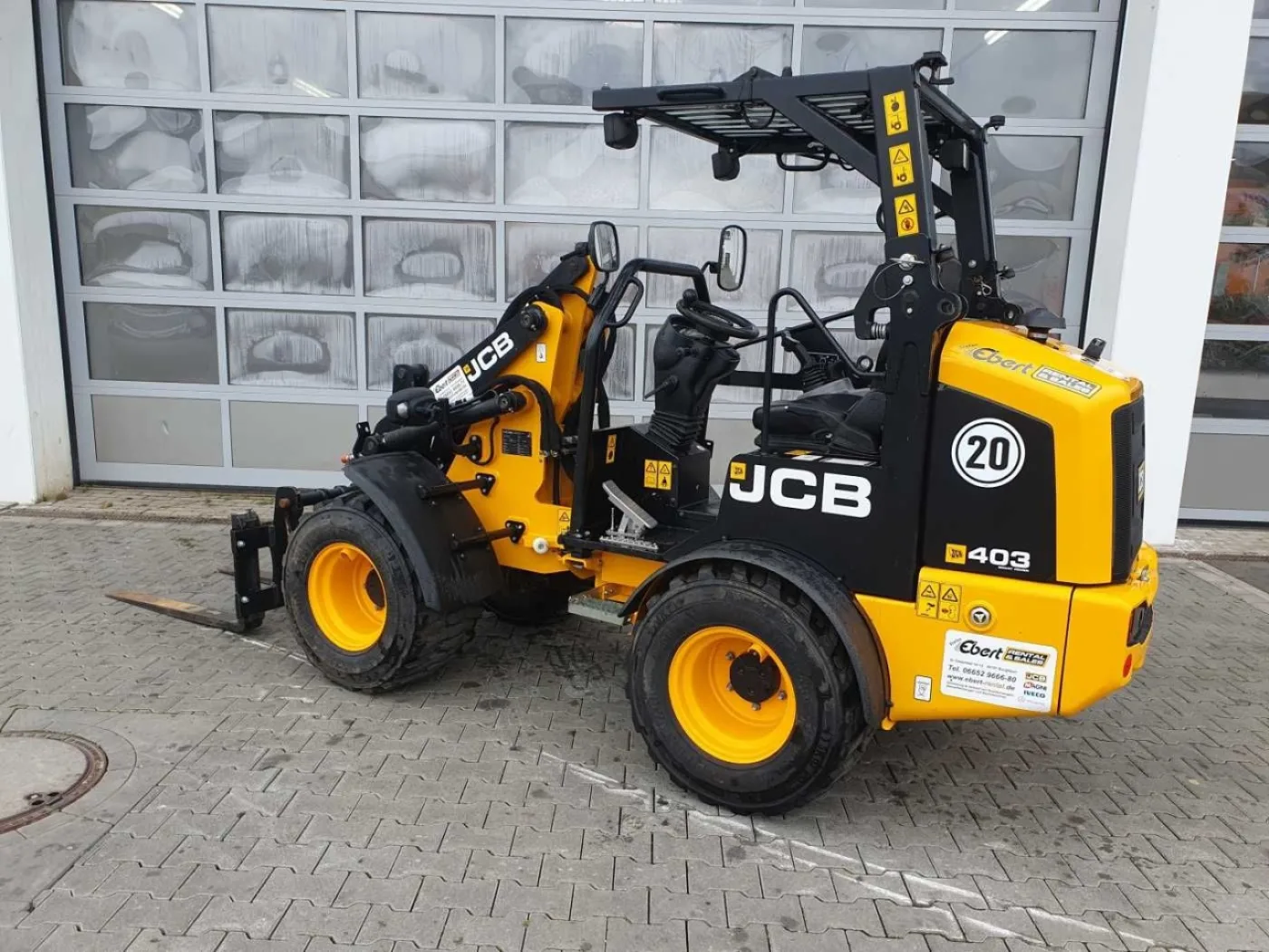 Jcb 403 Klappdach / Schaufel - Gabel / nur 152h! - 7