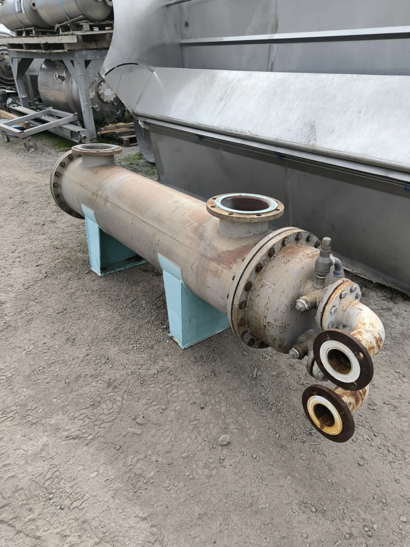 TUBULAR HEAT EXCHANGER STAINLESS STEEL 11.5 M² AGUILAR Y SALAS - 2
