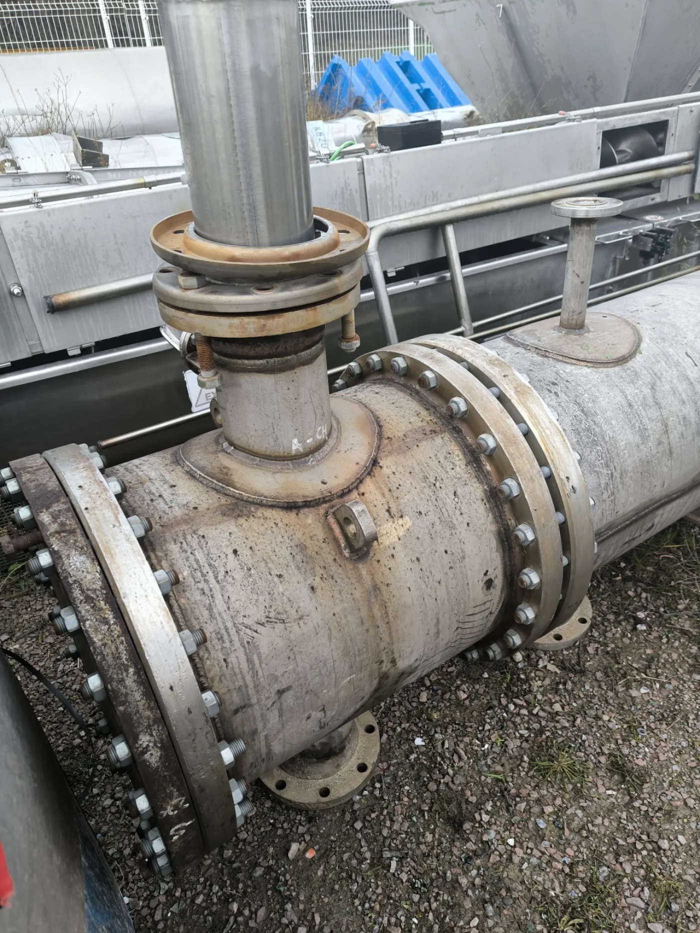STAINLESS STEEL TUBULAR EXCHANGER 316 89 m2 - 3
