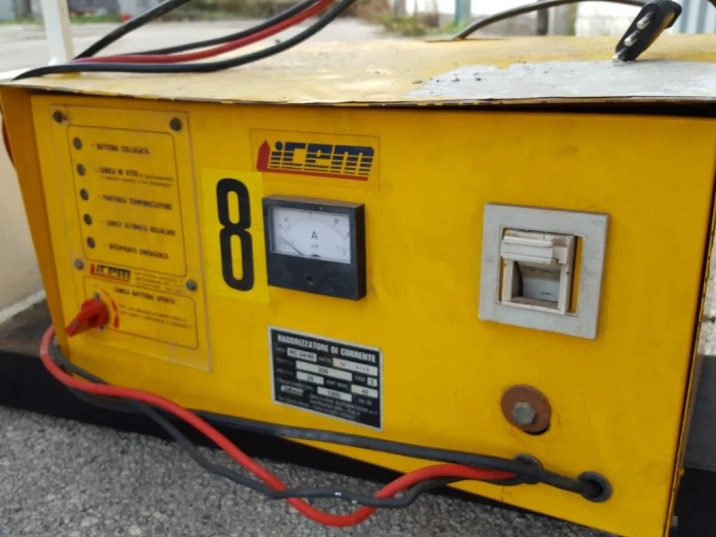 CARRELLO ELEVATORE ELETTRICO – ICEM – MOD. 13/240 - 8