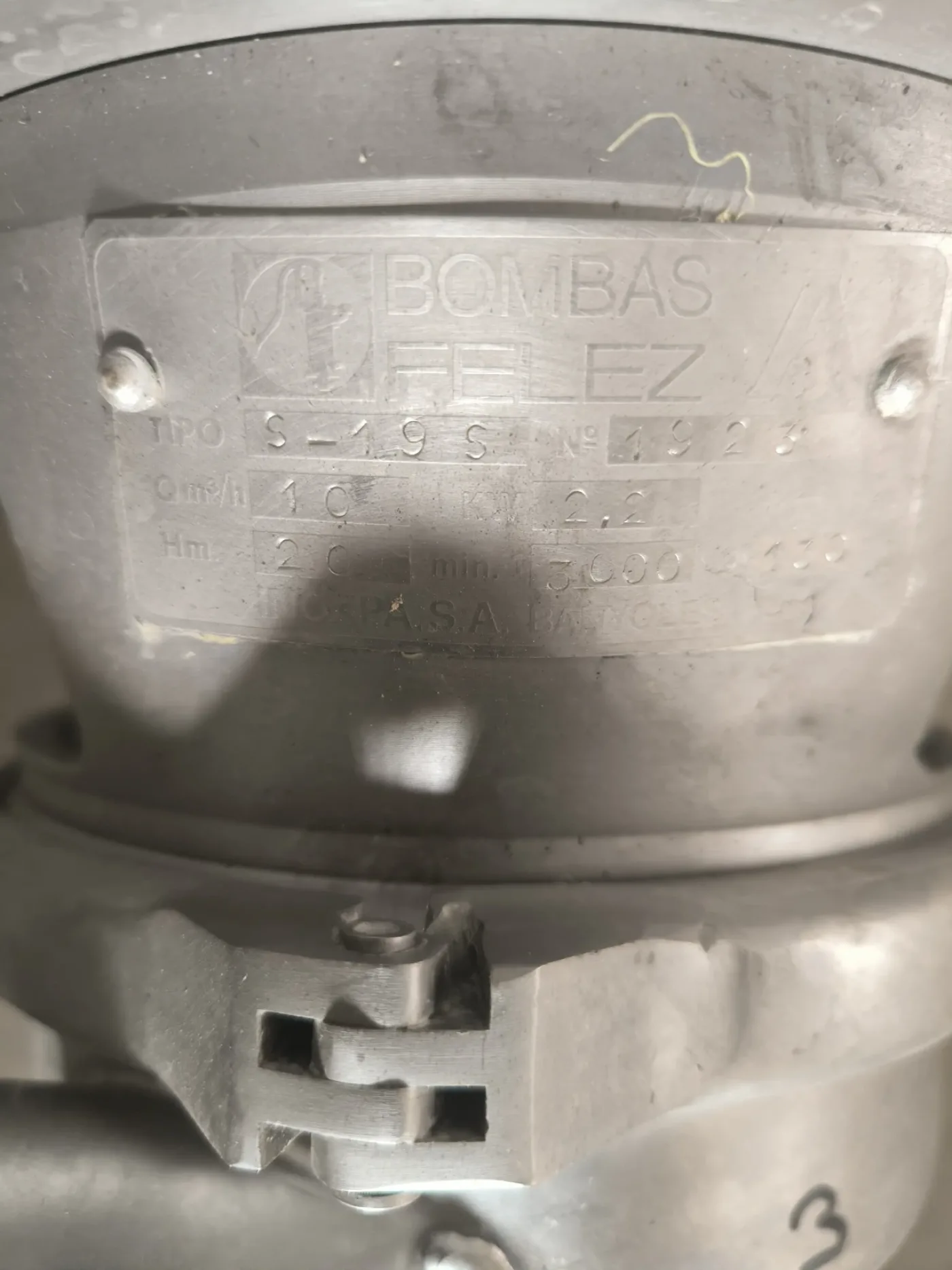CENTRIFUGAL PUMP BOMBAS FELEZ S-19S 2.2 KW - 4