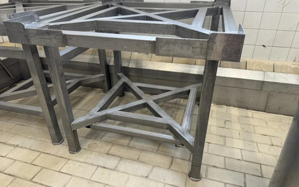 IBC stainless-steel support stand