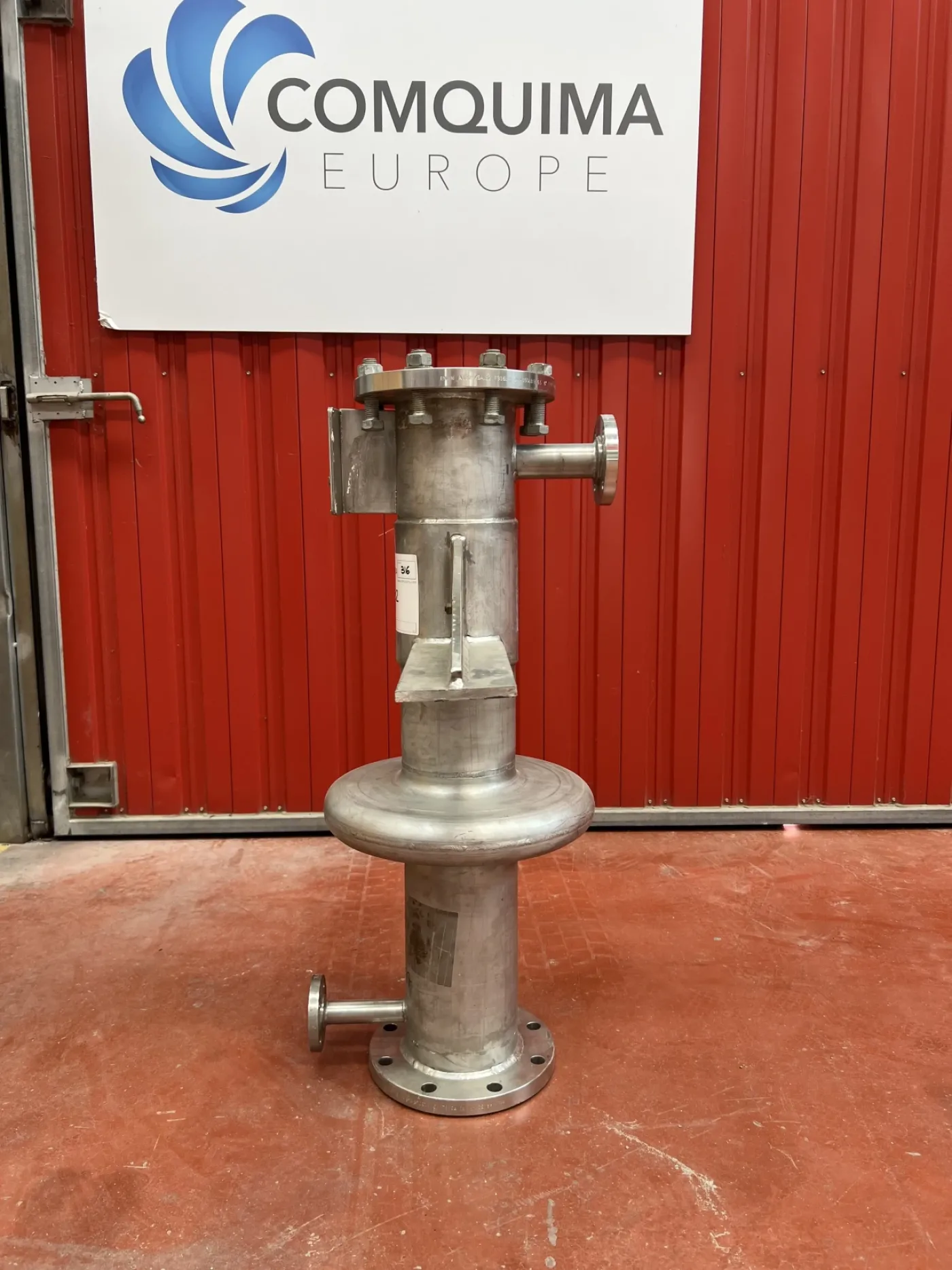 USED TUBULAR EXCHANGER 1.2 M2 STAINLESS STEEL 316L - 1