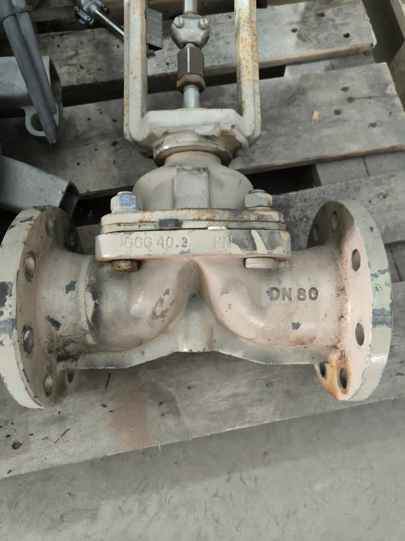 PROPORTIONAL CONTROL VALVE SAMSON DN80 PN10 ATEX WITH SAMSON 3768 LIMIT SWITCH - 2