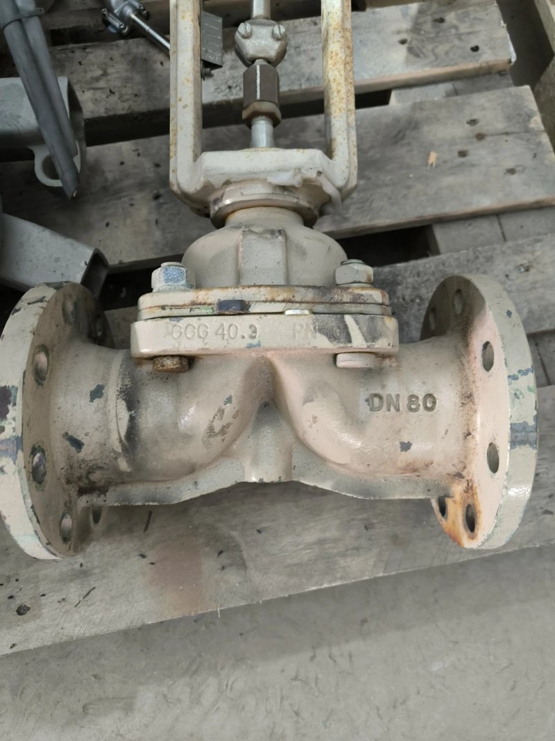 PROPORTIONAL CONTROL VALVE SAMSON DN80 PN10 ATEX WITH SAMSON 3768 LIMIT SWITCH