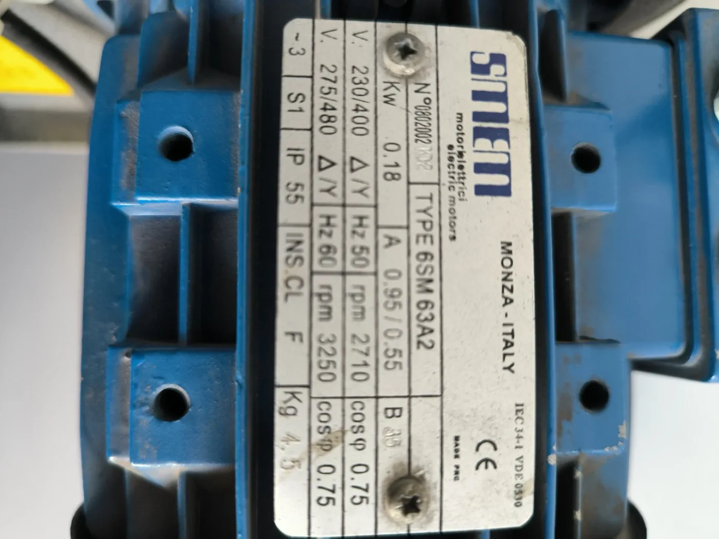 CENTRIFUGAL FAN UTENTRA U/HC 142 0.18 kW - 6