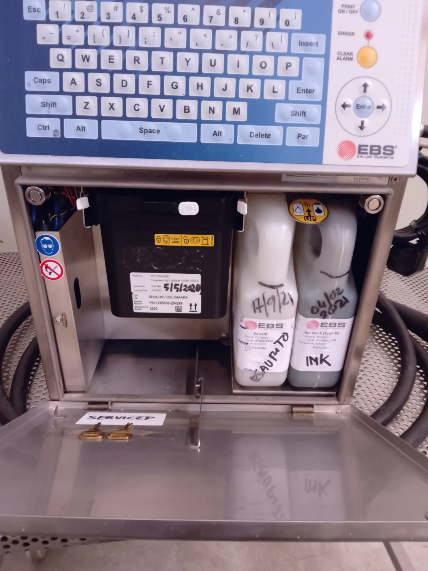 ETICHETTATRICE CON STAMPANTE INKJET – EBS – MOD.EBS-6500 - 7