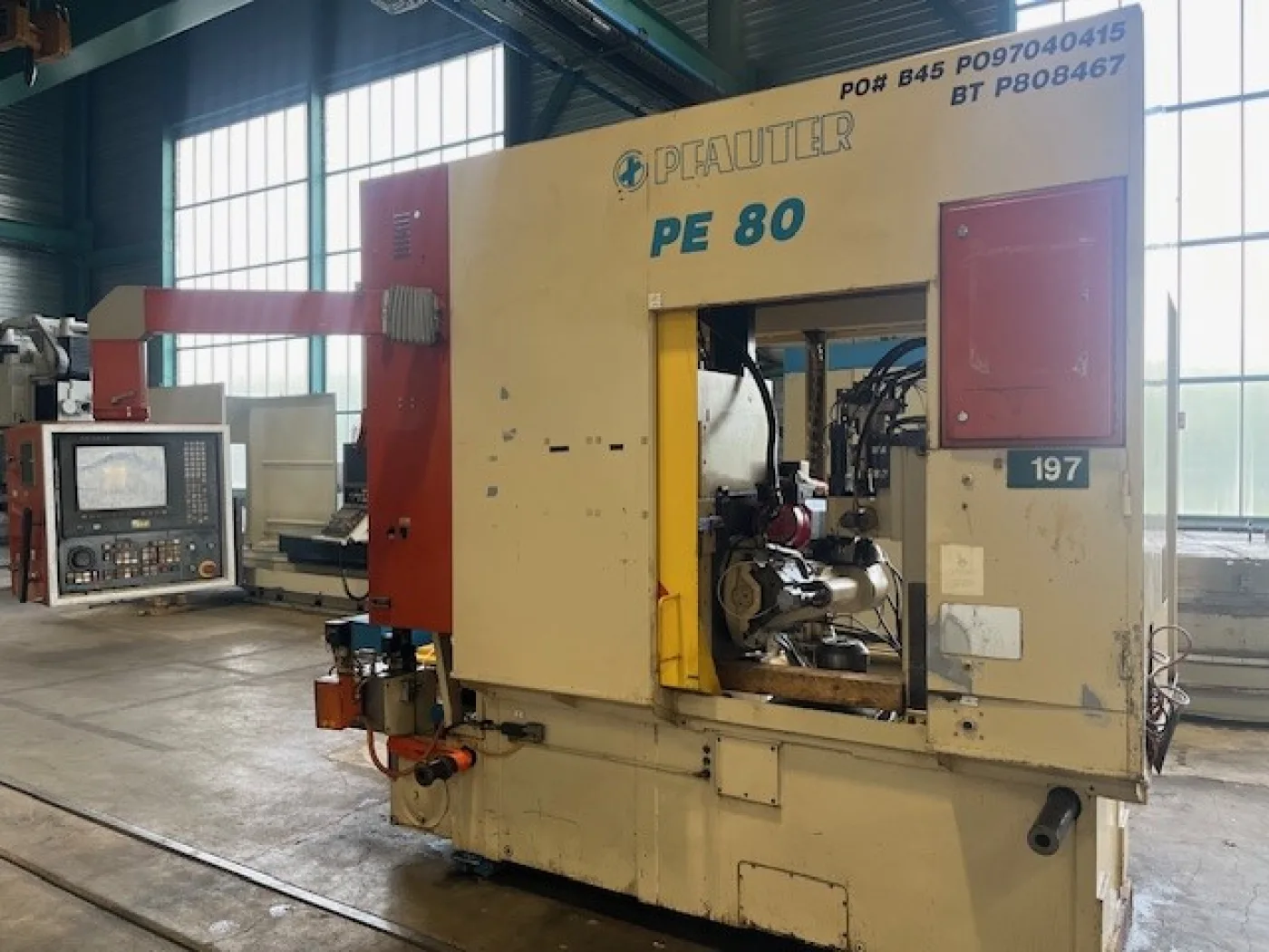 CNC Gear Hobbing Machine – PFAUTER PE80 - 1