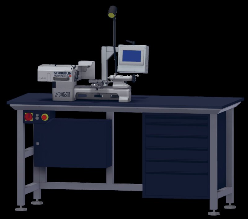 HIGH PRECISION LATHE “SCHAUBLIN” 70Mi-CF W12 BENCH