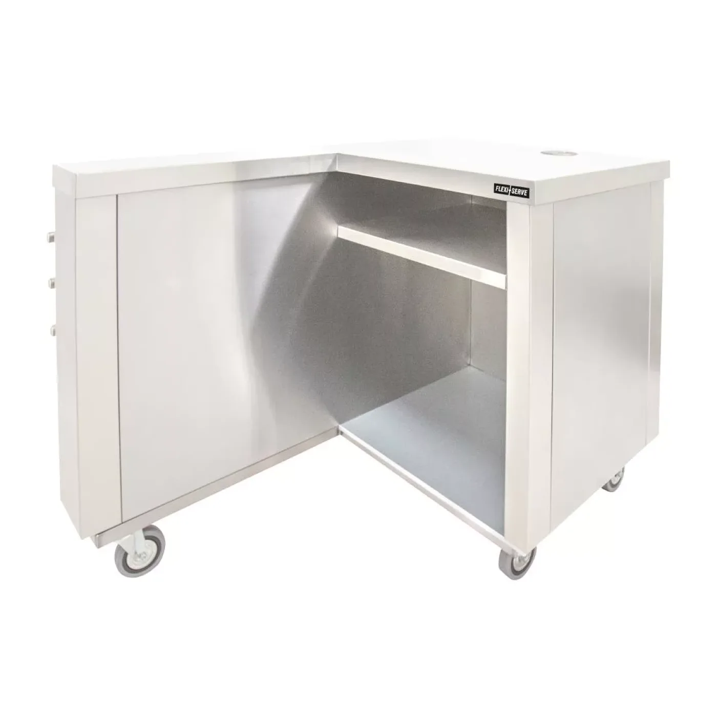 Parry Flexi-Serve Right-hand Till Unit with Trayslide FS-TSRPACK - islandcatering - 2