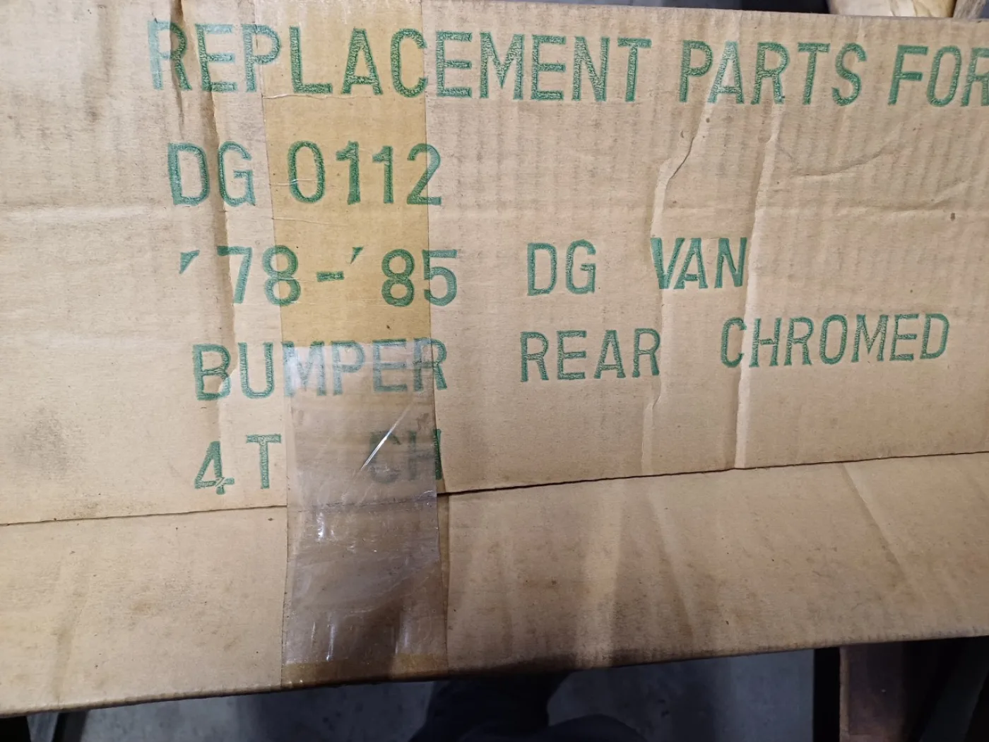 Dodge Van chrome achterbumper 78-85 - 3