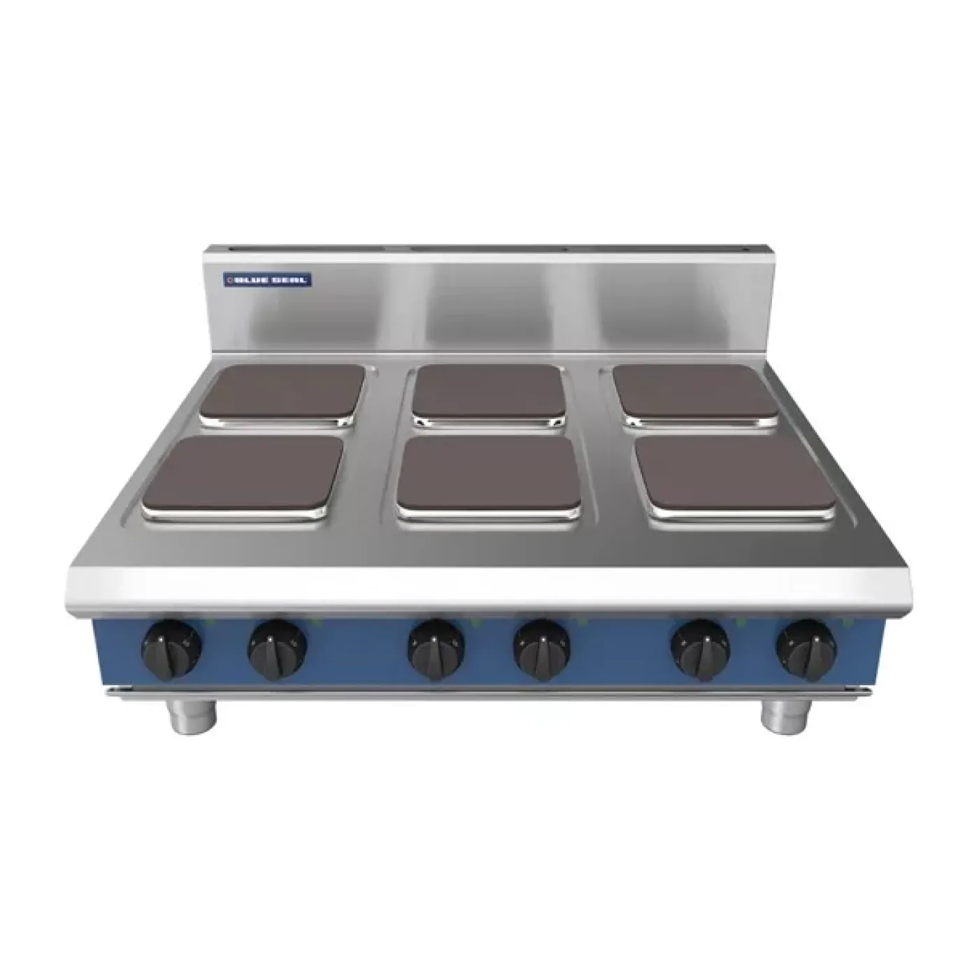 Blue Seal 6 Plate Countertop Hob 15.6kW E516S-B - islandcatering - 3
