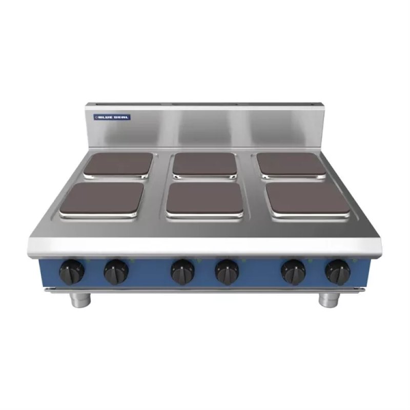 Blue Seal 6 Plate Countertop Hob 15.6kW E516S-B - islandcatering