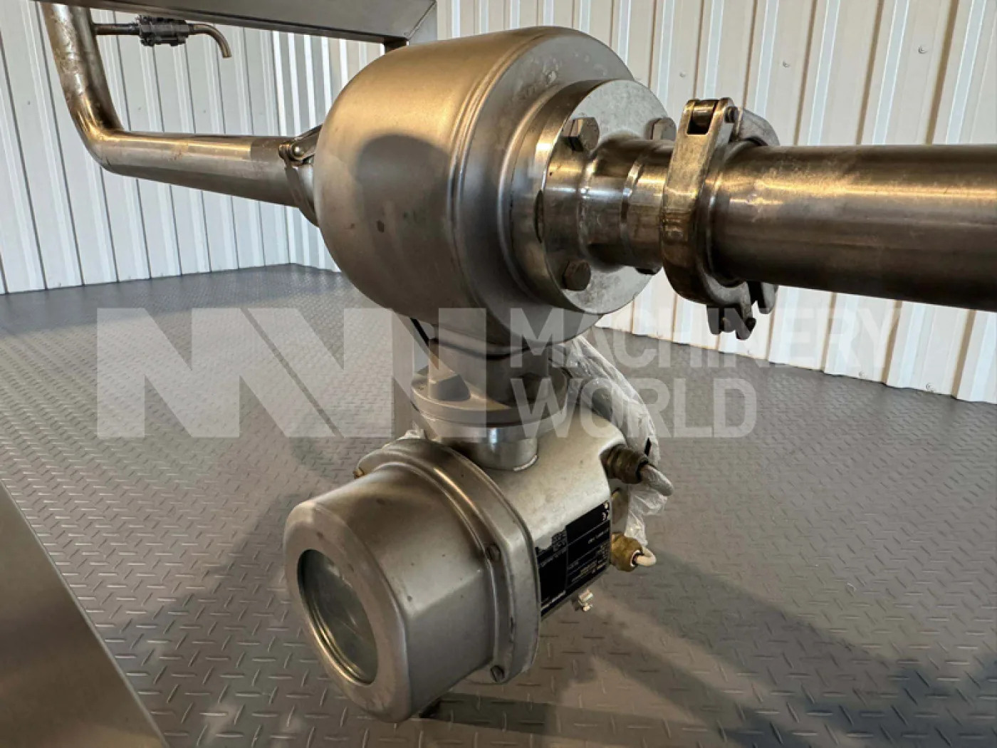 Tubular Shell-in-Tube Heat Exchanger with Alfa Laval Unique SSV Valves and Endress & Hauser Promag 50 Flowmeter - 6