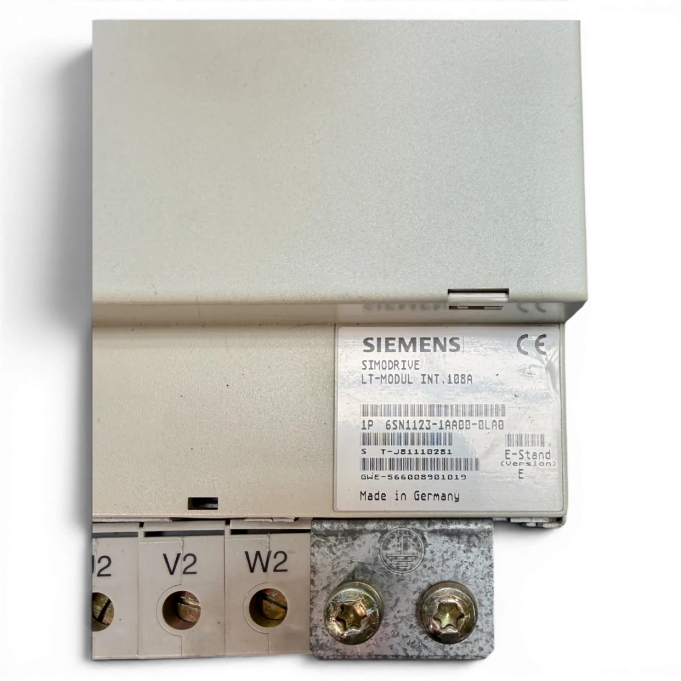 SIEMENS SIMODRIVE LT-MODUL INT. 108A mit Einschub Art.-Nr. 6SN1123-1AA00-0LA0 / 6SN1122-0BA11-0AA1 für IMA 610 V - 5